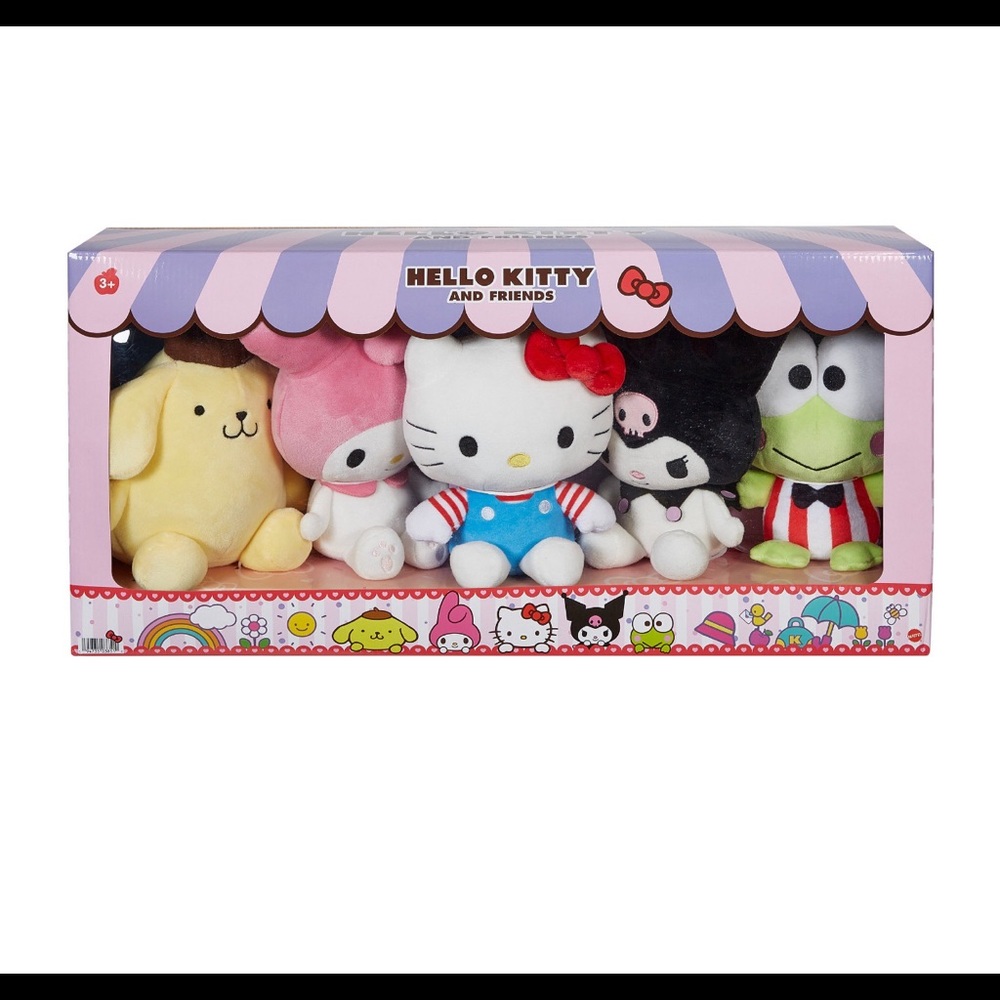 NEW 💕HELLO KITTY AND FRIENDS 💕 bundle 5 pk 8” LAST ONE IN STOCK